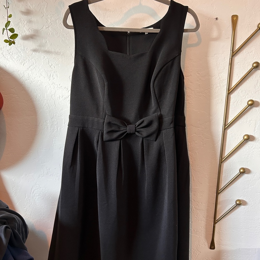 Lace & Mesh Black Dress